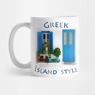 Greek Island Style - Blue & White Mug